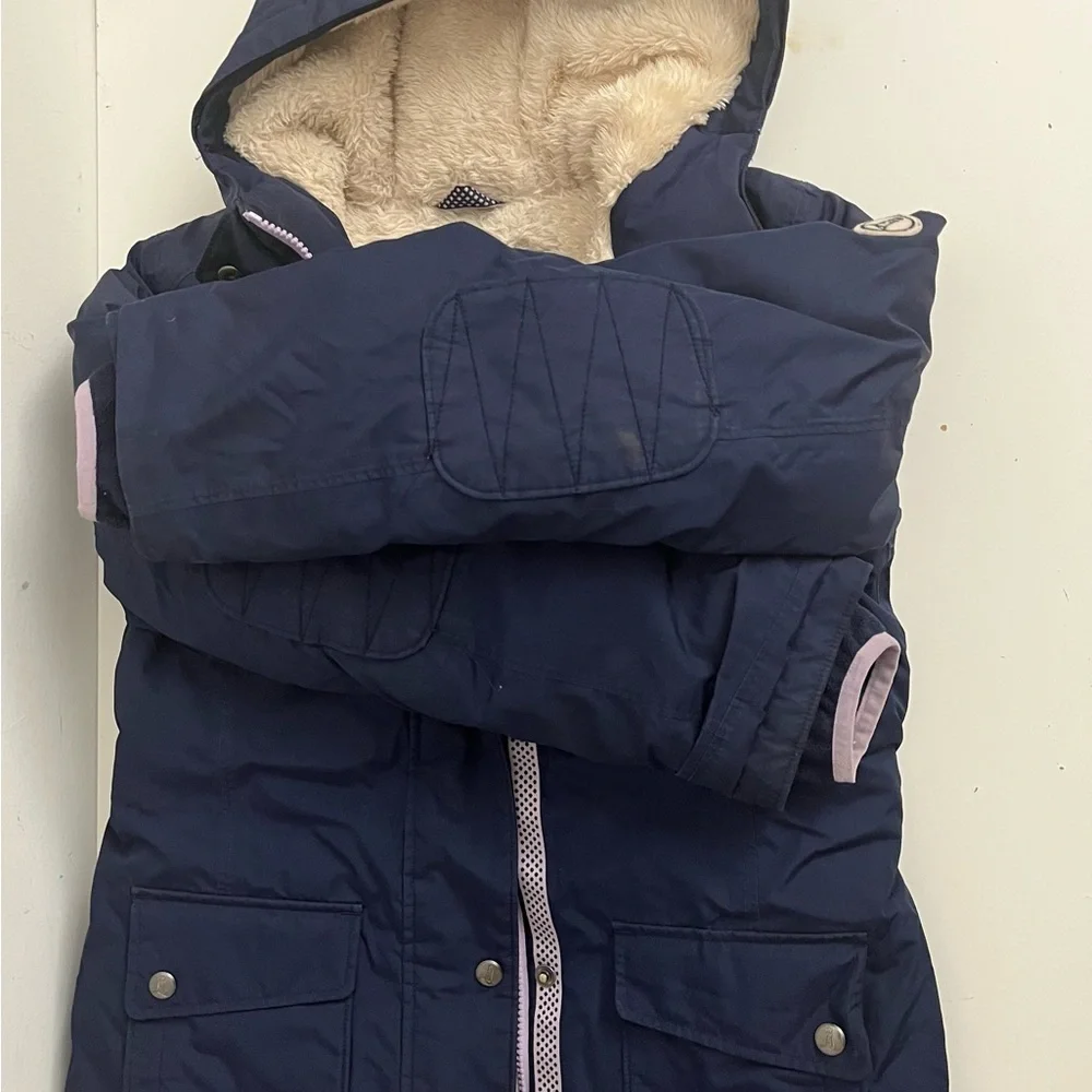 Lands’ End Kids Winter Parka Navy Blue M (10–12)